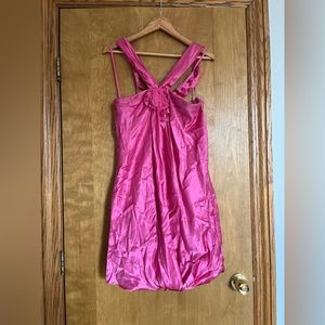BCBGMAXAZRIA dress in Barbie pink. Size 10